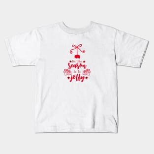 Christmas calligraphy ornament Kids T-Shirt